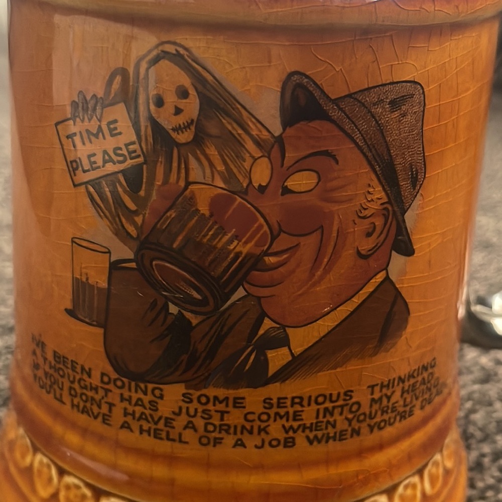 Lord Nelson Pottery England 11-65 I've Been Doing Some Serious Thinking mug. EC - Picture 11 of 12